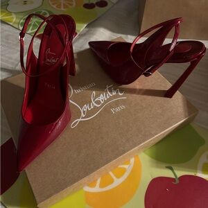 Christian Louboutin Red heel shoes